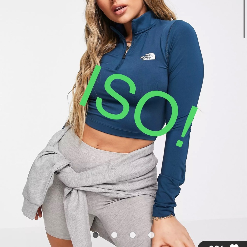ISO!! Cropped North Face